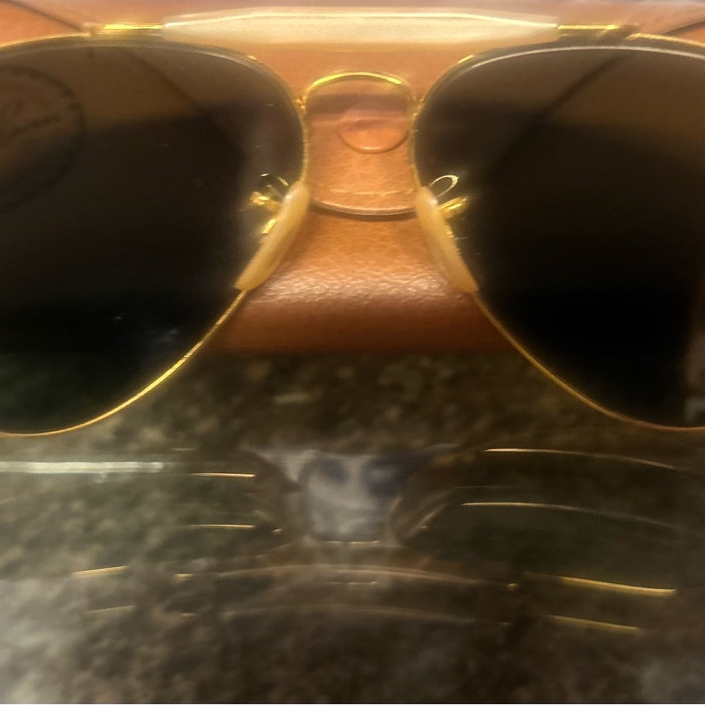 Ray-Ban Gold Frame Aviators